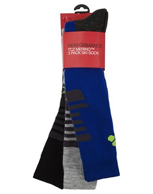 Tog 24 Navy/royal/grey staffler merino ski sock 3 pack